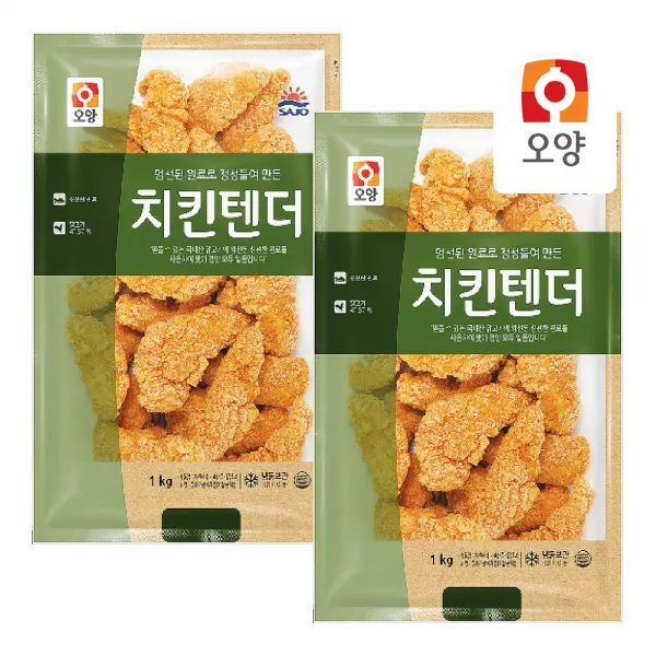 사조오양 오양 치킨텐더, 1kg, 2개