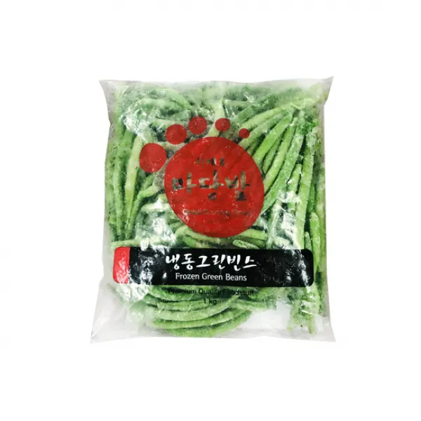비비수산 비타민a가 풍부한 아삭한 식감의 껍질콩 그린빈스 1kg 1팩