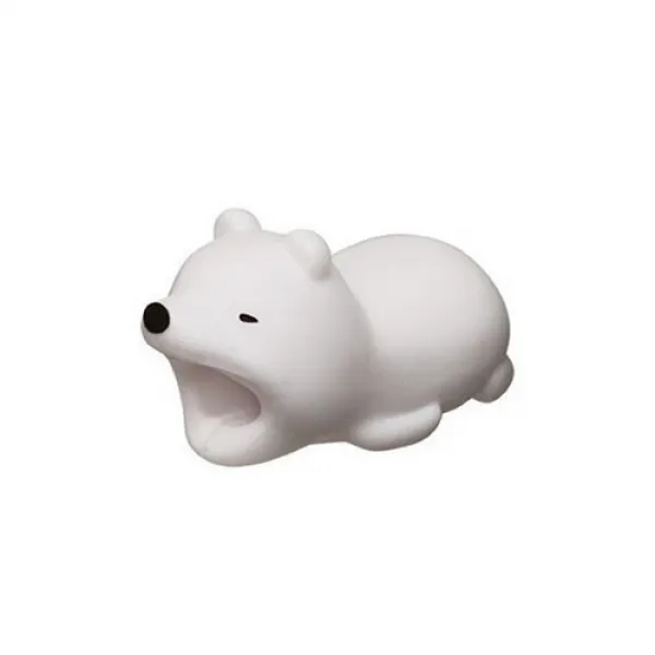 [ZOTA] 동물친구들 단선방지 케이블 보호캡 ZOTA, 1개, 북극곰