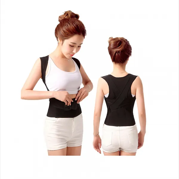 정수생활건강 바른자세 어깨 허리 자세교정밴드 M(22~24인치), 1개