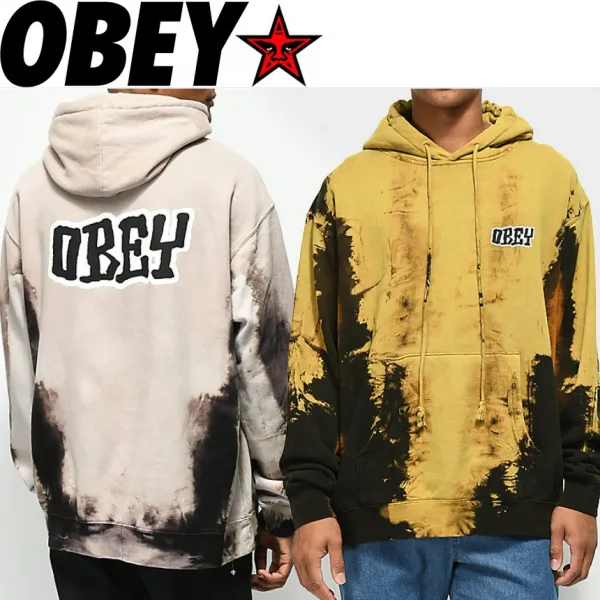 [해외]미국정품 오베이 Obey Better Days Black Tie Dye Hoodie 남자 후드티