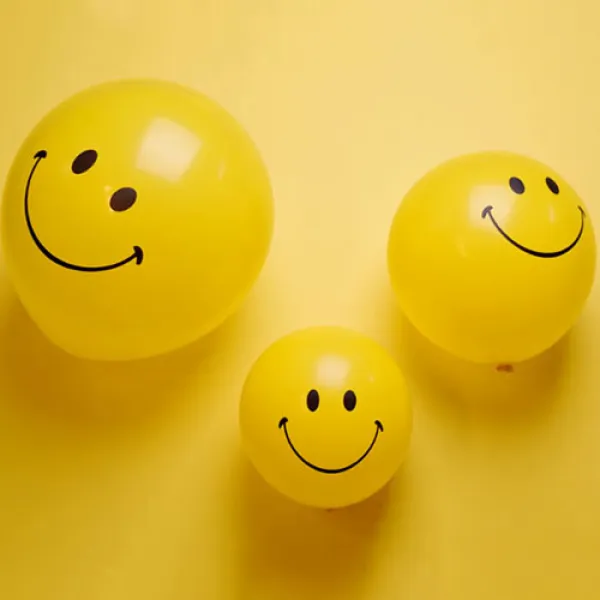 파티버킷 콧수염 하트눈 스마일풍선