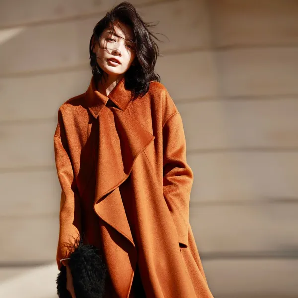 모직물 캐시미어 외투 거물급y4a