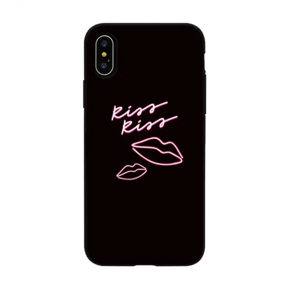 다린 아이폰XR 케이스 트라이코지 네온사인 카드도어범퍼 BAR형