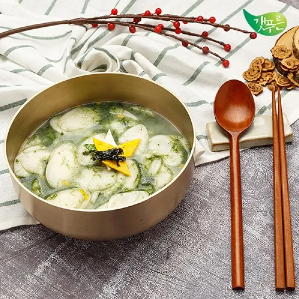 갯푸른 매생이 즉석 떡국 6개입 162g 6box