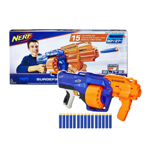 해즈브로 너프 엘리는 써지파이어 너프건 속사포공격