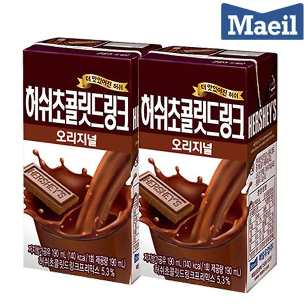 매일유업 허쉬초콜릿드링크190ml 235mlx12팩 무료배송, 12팩, 01 허쉬 오리지널190ml