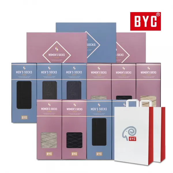 BYC 남여 신사 숙녀 양말 양말세트 추석선물세트