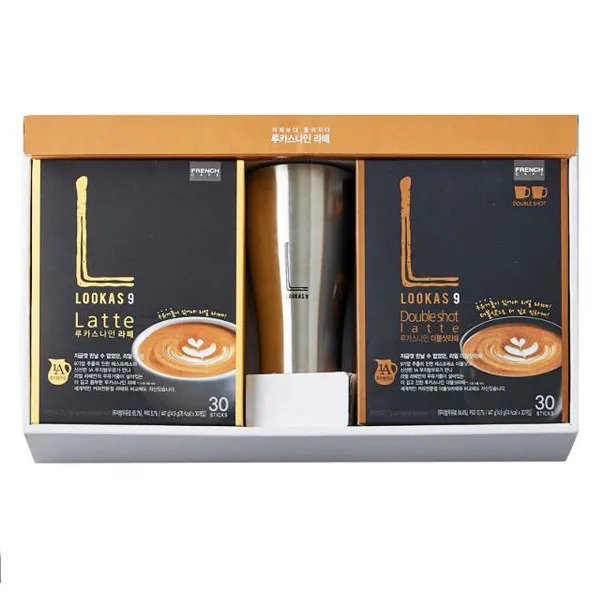 루카스나인 남양 루카스나인라떼 선물세트 5호 1세트 루카스나인 라떼 30t + 루카스나인 더블샷라떼 30t + 텀블러