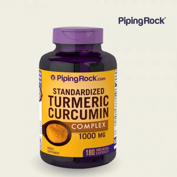 Pipingrock 강황 커큐민1000mg Turmeric Curcumin 180캡슐 1개