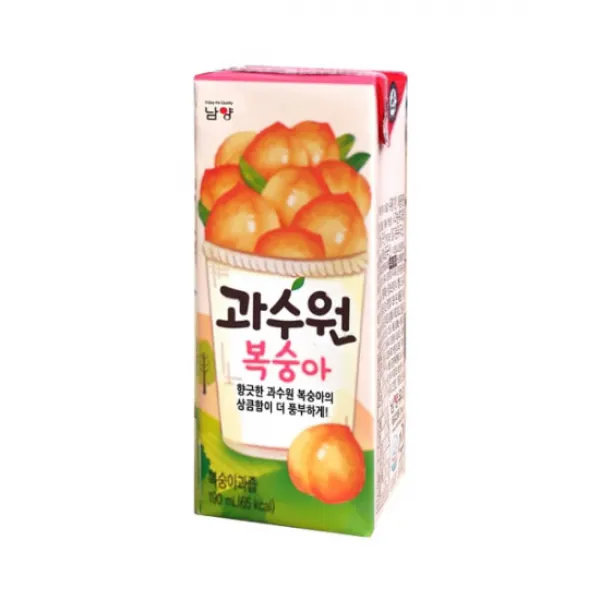 남양 과수원 복숭아 190mlx24팩, 24팩