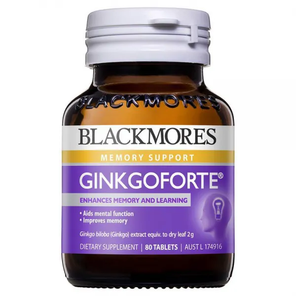 Blackmores Ginkgo Forte 2000mg 80 Tablets, 150g, 1개