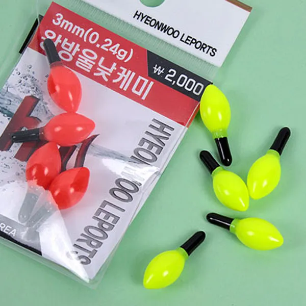 [낚시야놀자] 현우 왕방울 낮케미 3mm(0.22g) 주간케미 낮캐미 낚시, 1봉