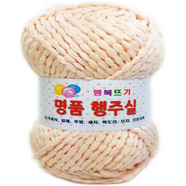 행복뜨기 명품행주실 털실 뜨개실 뜨개질실 수세미실 행주실 목도리실 모자실 수면실, 16복숭아핑크