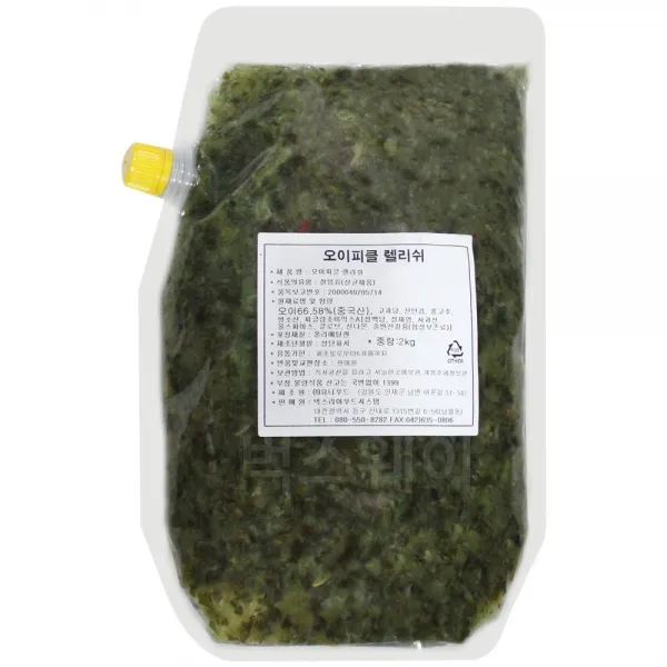 벅스웨이 렐리쉬 오이피클(다진피클) 절임, 2kg