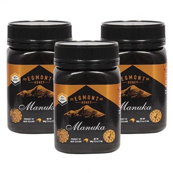 [에그몬트] 마누카 꿀 UMF20+ 500g 3개, 단일상품