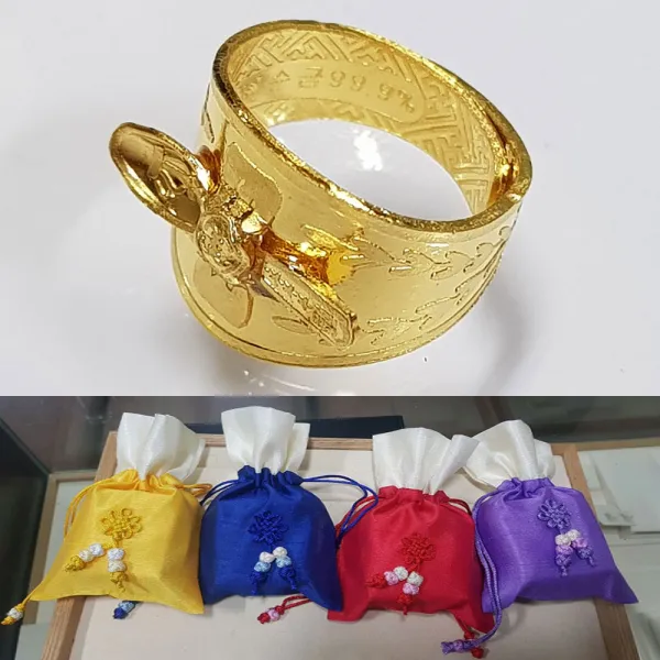 골드줌 순금 금수저 돌반지 99.9% 고급케이스 무료증정