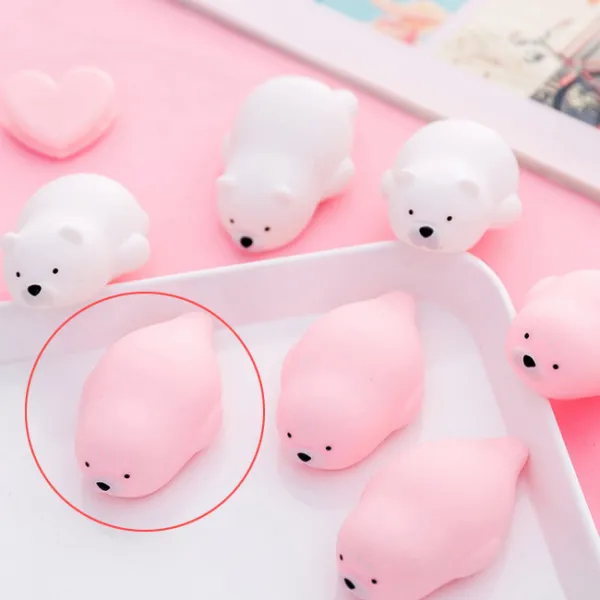 돼지 병아리 곰 오리 물개 삑삑이 아기자기 소품 핑크덕후 문구덕후, 삑삑이-핑크 물개