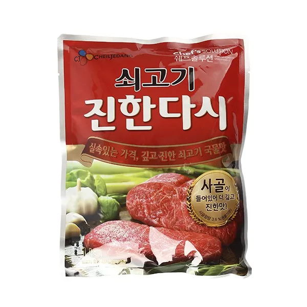 (2개+1개) CJ 쇠고기 진한다시다 1kg, 1000g, 3개
