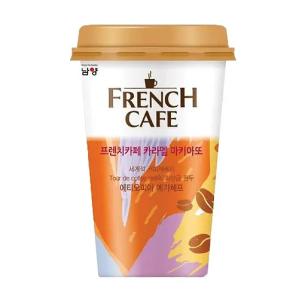 프렌치카페 NY061)프렌치카페(카라멜마끼아또)200ml 20컵, 20개, 200ml