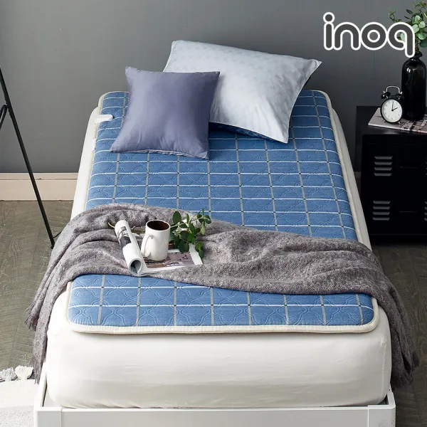 이노크 라돈걱정 No 프리미엄 Emf 안심 항균 전기매트 전기장판 전기요 이노크 Emf 전기매트 보드라이트블루 .싱글