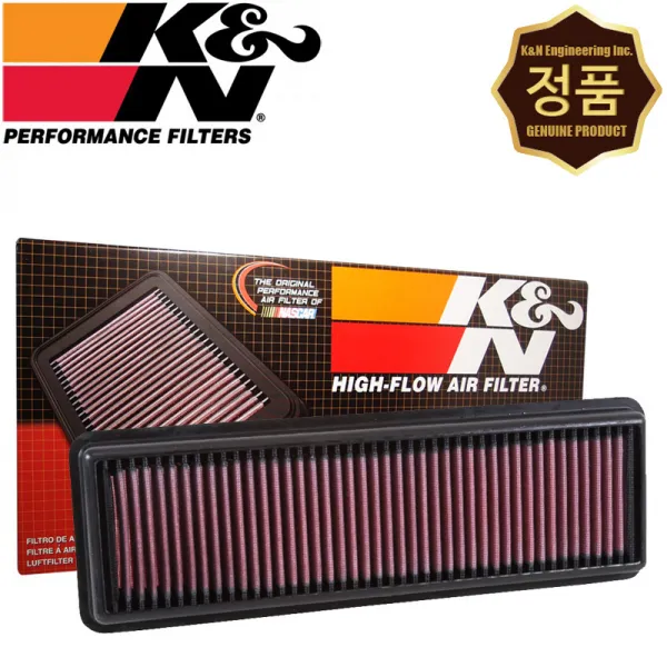 K&N 33-3042 반영구적 순정형 튜닝 흡기 에어필터 BMW 518d 2.0 520d, 1개입