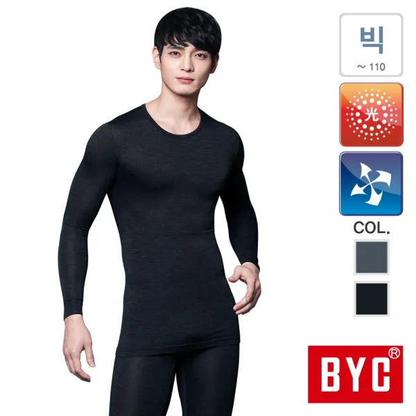 Byc 보디히트 기능성 남성 발열 내의 내복 Byu2093