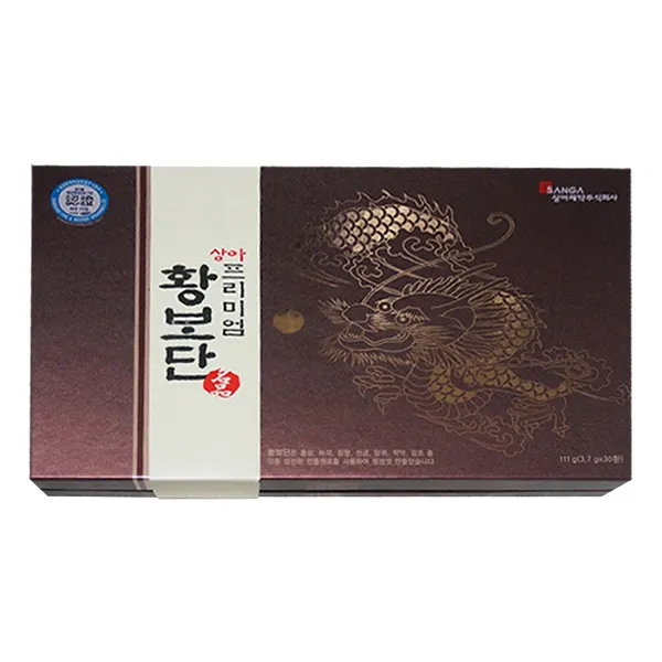 상아제약 프리미엄 황보단 3.7x30환홍삼 면역력증가 녹용 공진보 공진단 효도선물 추석선물세트 연말연시 스승의날 어버이날 선물 세트, 111g, 1box
