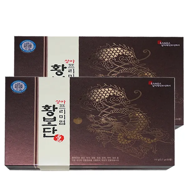 상아제약 프리미엄 황보단 3.7x30환홍삼 면역력증가 녹용 공진보 공진단 효도선물 추석선물세트 연말연시 스승의날 어버이날 선물 세트, 2box, 222g