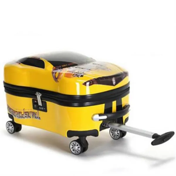 어린이 자동차 캐리어 어린이 여행 상자 자동차 유형 상자 18 인치 수하물 20 인치 아이 탑승 가방