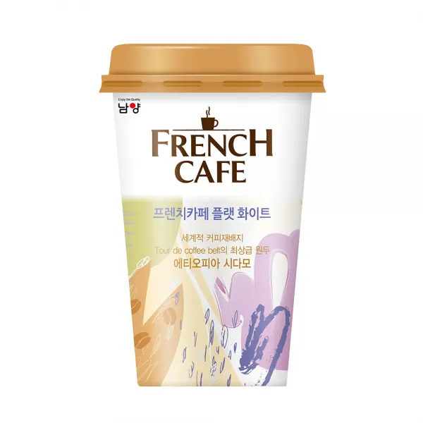 프렌치카페 플랫 화이트 200ml 10개 컵커피