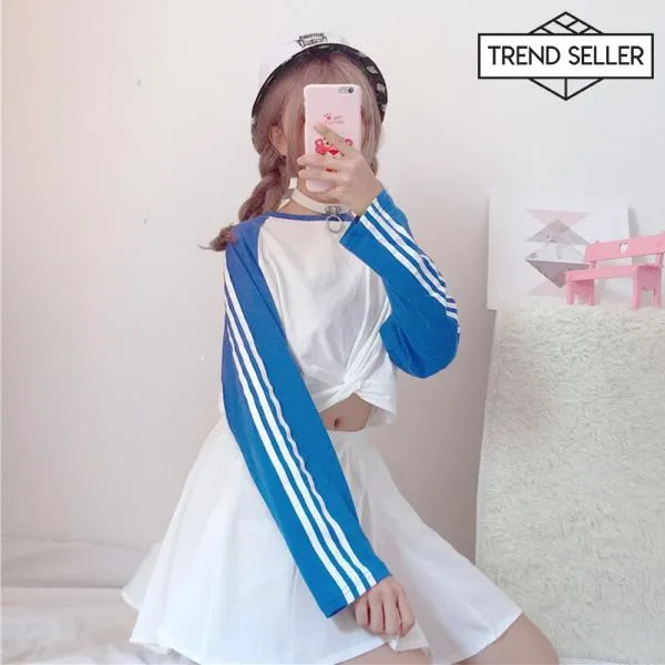 긴팔 횡격막 드러내는 T 셔츠 슬림 여성 절반 하이 넥 T 꽉 구덩이 스