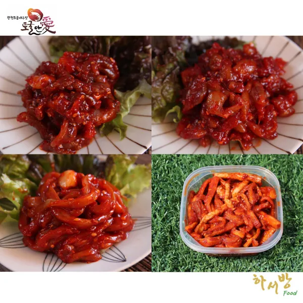 광천 하서방 혼밥. 혼술족을 프리미엄 젓갈 4종세트C (180g * 4) 창난젓, 720g, 1세트