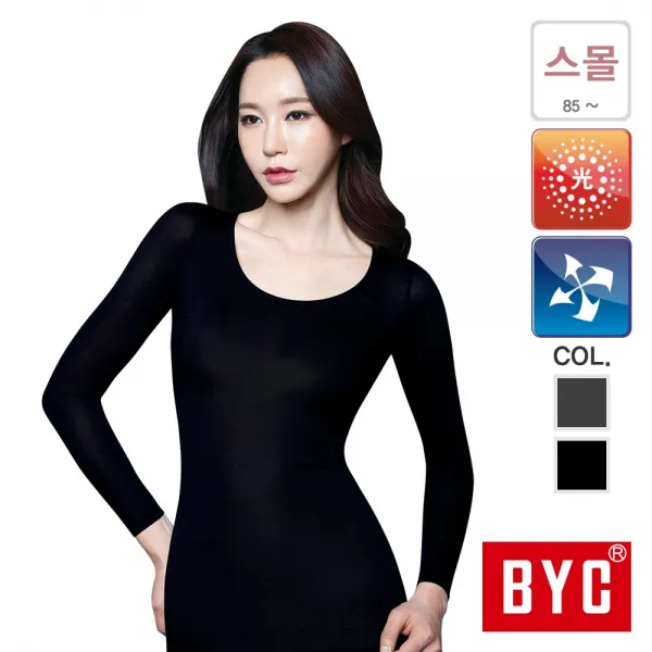 BYC 여성 발열 보디히트 기능성 내의 상의(BYQ0312) 아이앤유샵