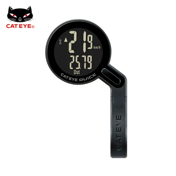 캣아이 퀴크 CC-RS100W 원형 자전거 속도계, 블랙, 1개