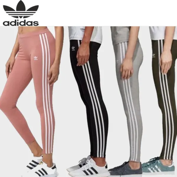 [해외]정품 아디다스 adidas Originals Adicolor 3 Stripe Leggings 여자 레깅스