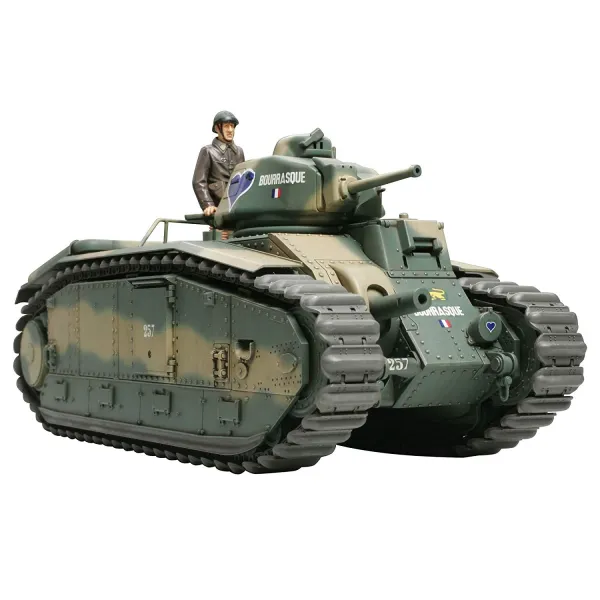 타미야 1/35 밀리터리 미니 츄어 시리즈 No.282 프랑스 육군 전차 B1 bis 프라 모델 35282