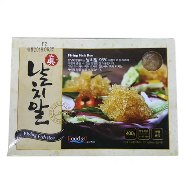 푸드엔씨 코스트코 날치알 골드 원산지 페루산 400G 아이스박스 배송, 1개