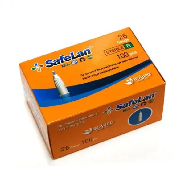 26g/사혈바늘부항세이프란자동사혈기용랜싯bab 496100개 가는바늘30g