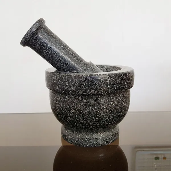 키친프리 흑진주 일반절구(대) 돌절구 절구통 옥절구