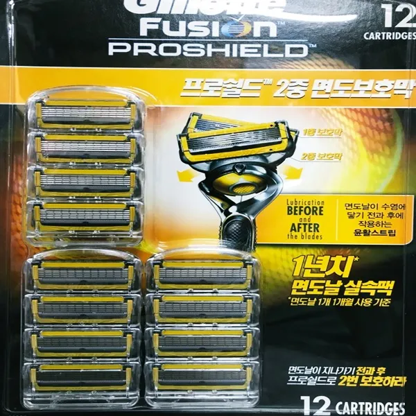 GILLETTE 질레트 프로쉴드 면도날 12개입