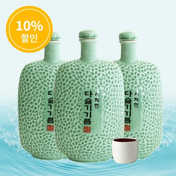 서제천영농조합 영월동강 다슬기기름 450mlx3병 서비스 다슬기농축액20포 3병 450ml