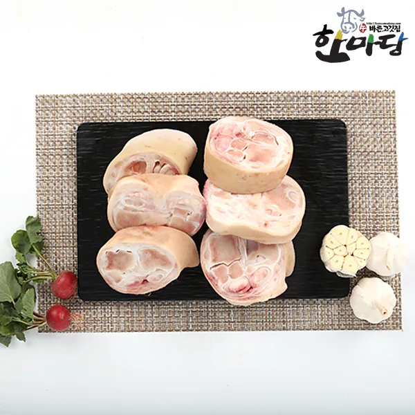 [ 바른고기집 ] 100벌 한정거세한우 1등급이상 우족 1kg+ 1kg, 1팩, 1kg