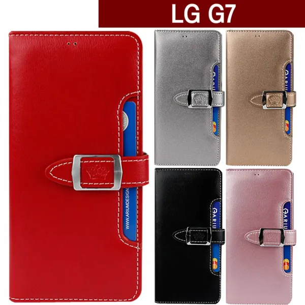 덕&컴 폰케이스 [LG G7 카드포켓 버클 다이어리 케이스 G710] 젤리케이스 추천케이스 하드케이스