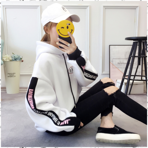  옴니아 여성기모후드티 겨울후드티 기모긴팔 기모후드집업 겨울신상박시핏빅사이즈h12