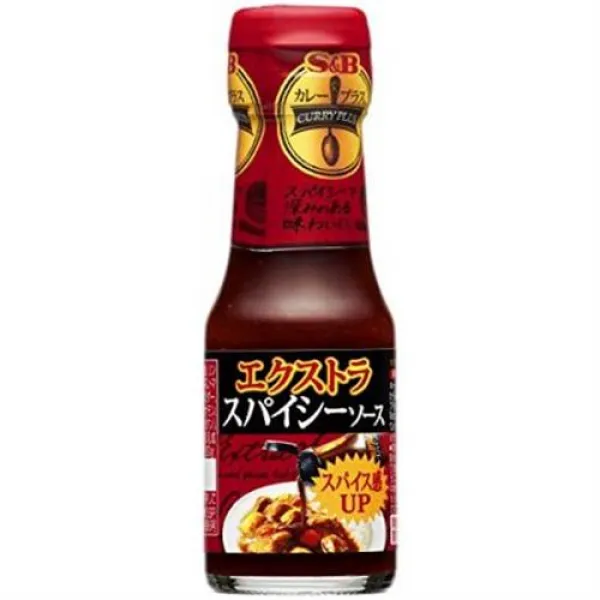 S&B 카레 플러스 엑스트라 스파이시 소스 80g×4개, 1