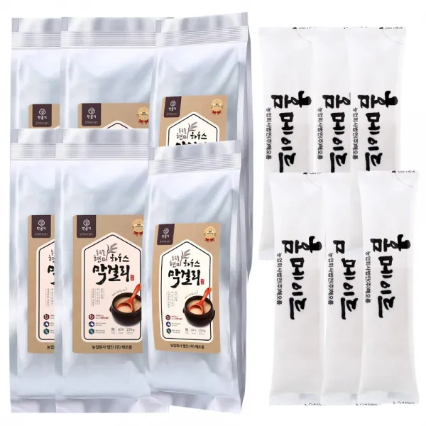 하우스막걸리 신기한 가루막걸리키트 하우스 막걸리 하루만에완성 하우스막걸리 250gx6개