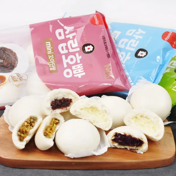 [푸르젠] 삼립호빵 미니 호빵(단팥 3봉+야채 3봉), 240g, 6봉