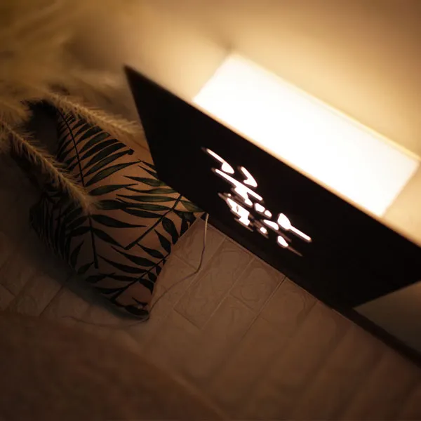 발트728 30X30 주문제작 커스텀 LED 음각 무드간판등 LED무드등, 샌드블랙+나눔바른고딕체