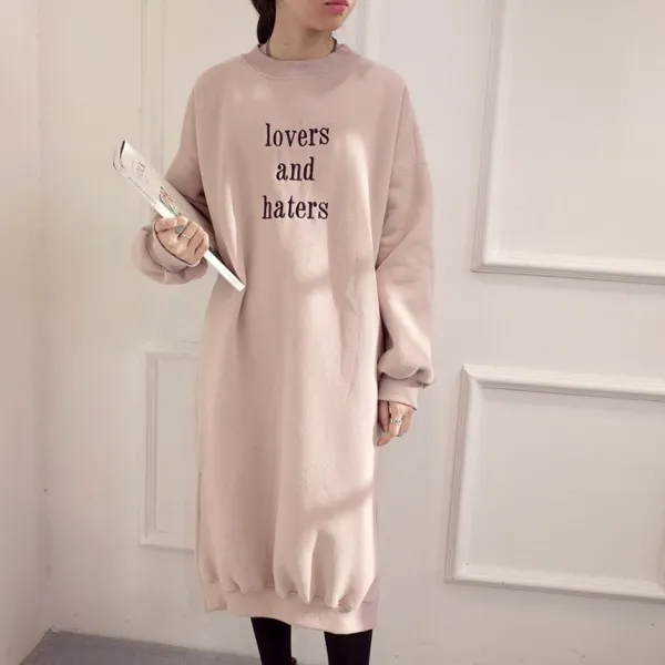 디에프 여성 여자 롱원피스 겨울원피스 캐주얼원피스 기모원피스 여자롱원피스